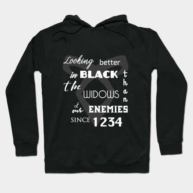 Shadowhunters #black Hoodie by Valandra